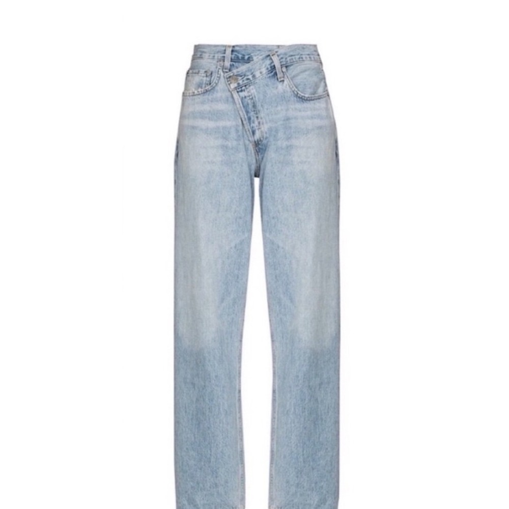 AGOLDE Criss Cross High Rise Straight Leg Light Wash Denim Jean Size 29
A097-983 - Picture 11 of 16